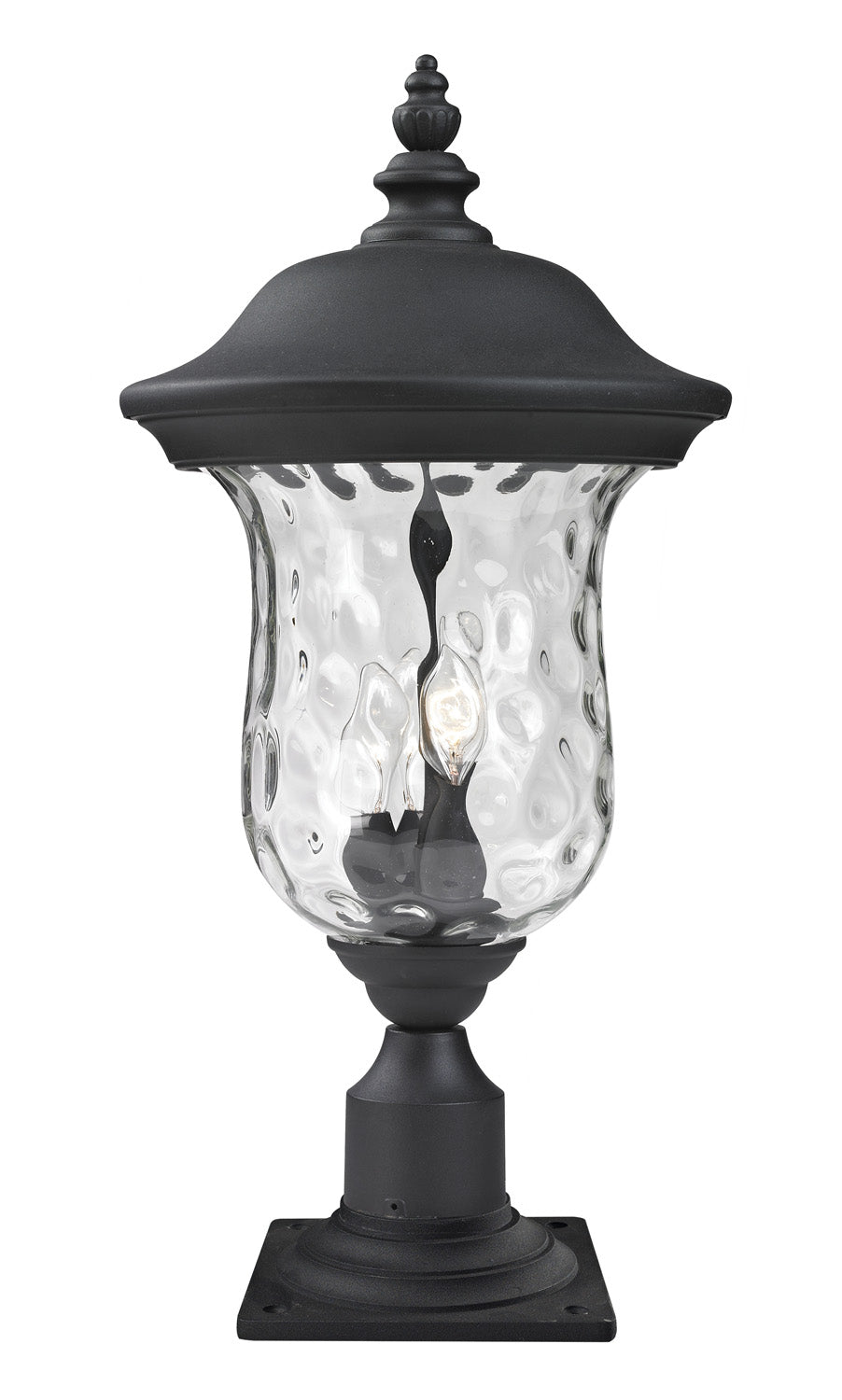 Lanterne sur poteau Armstrong Noir, 25 1/2" – Z-Lite