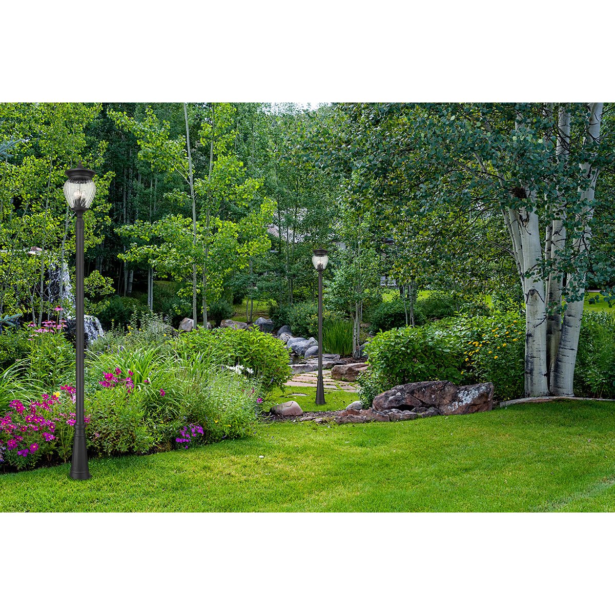 Lampe extérieure sur poteau Davina