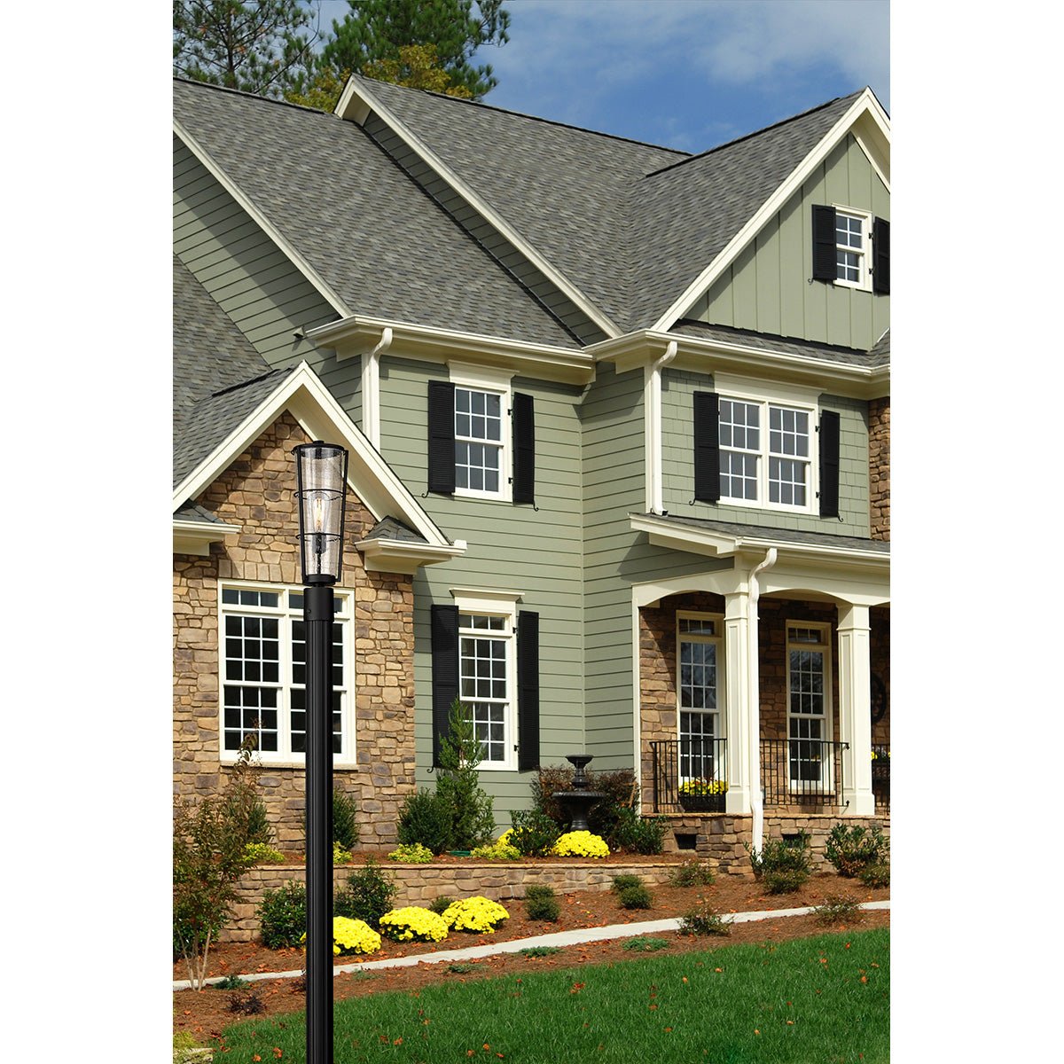 Lampe extérieure sur poteau Helix