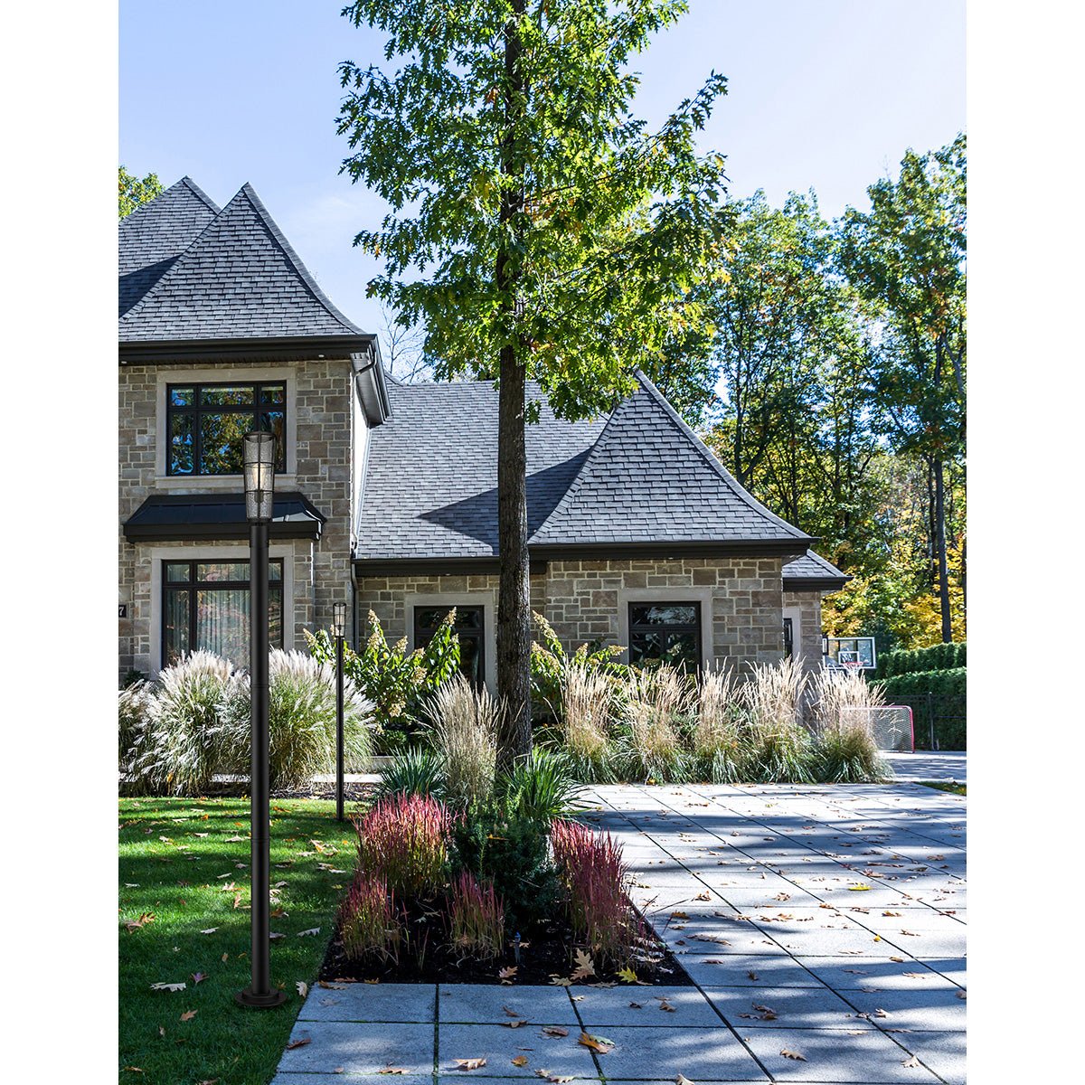 Lampe extérieure sur poteau Helix