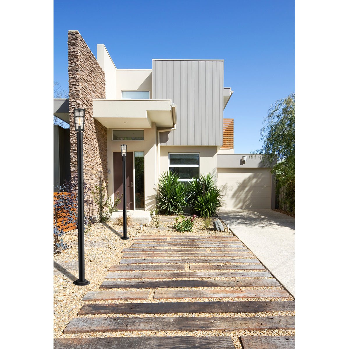 Lampe extérieure sur poteau Helix