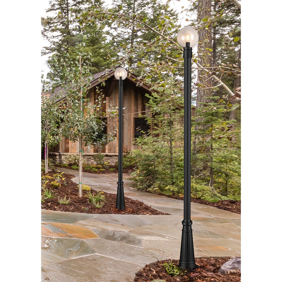Lampe extérieure sur poteau Laurent M