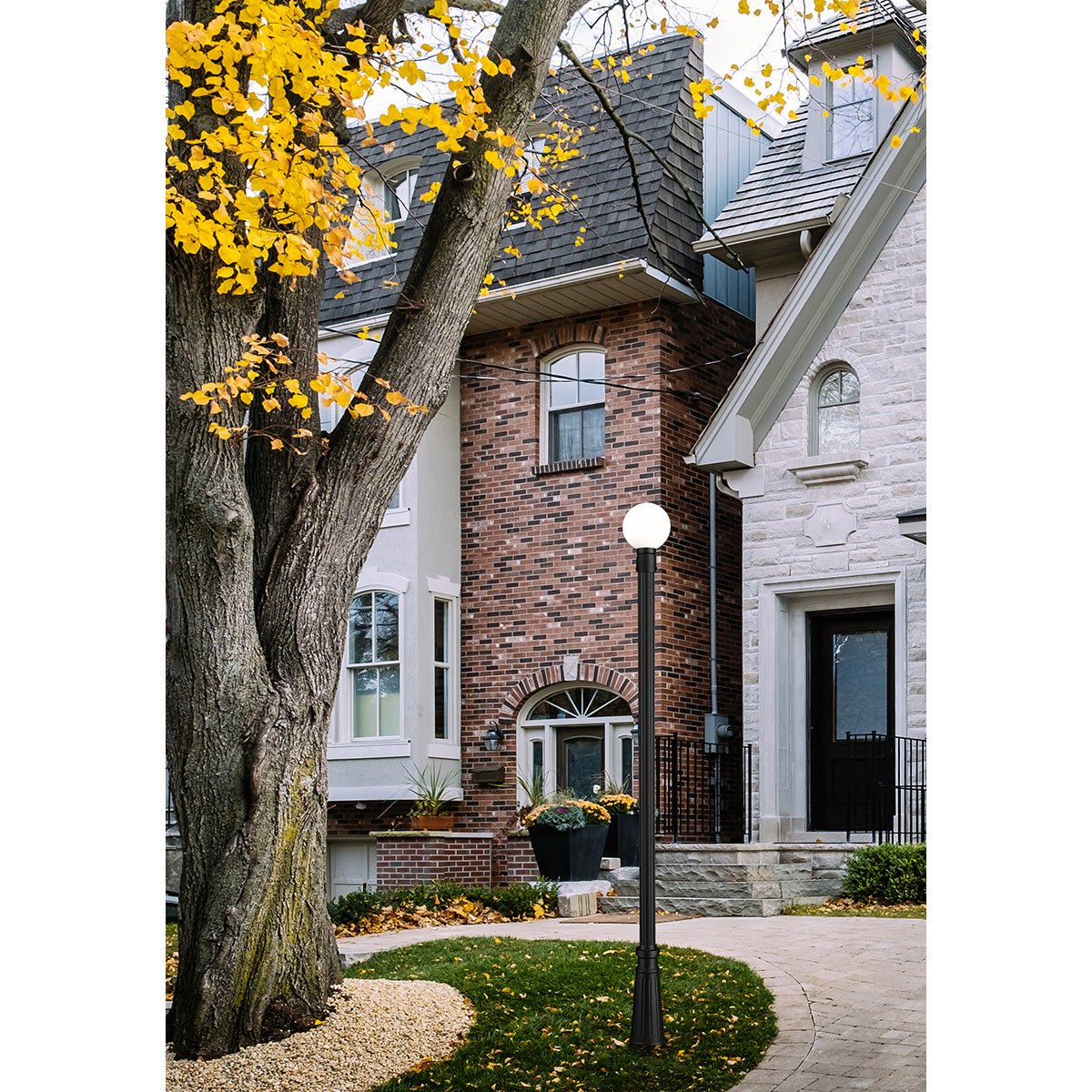 Lampe extérieure sur poteau Laurent