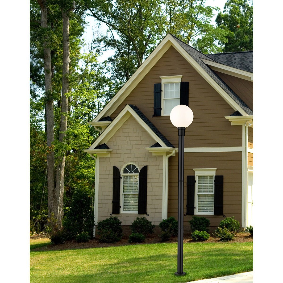 Lampe extérieure sur poteau Laurent