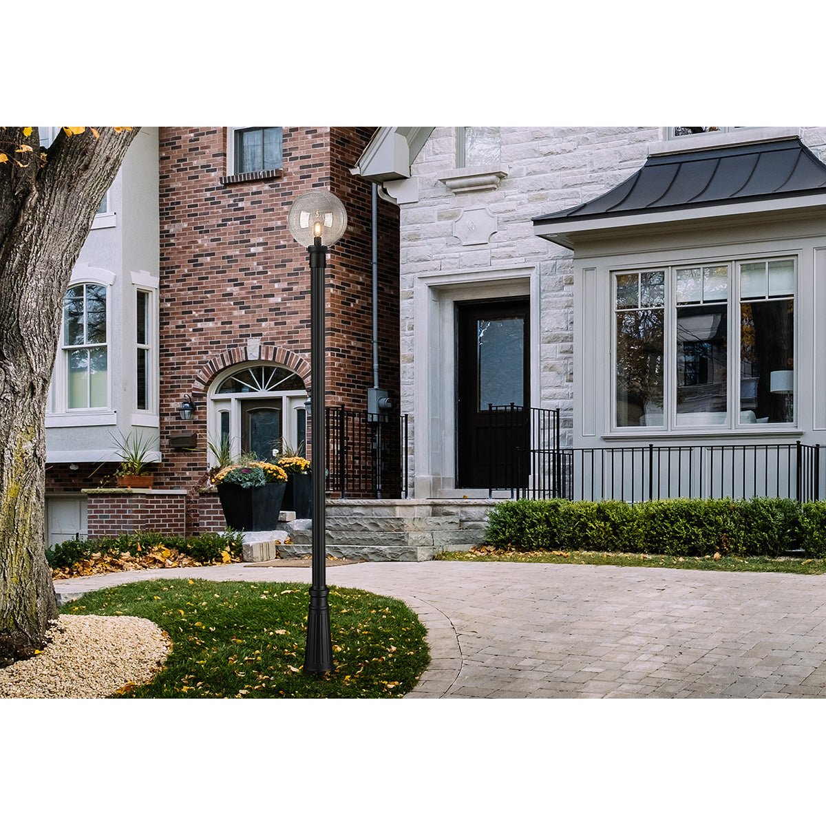 Lampe extérieure sur poteau Laurent