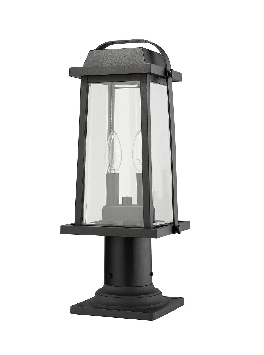Lanterne sur poteau Millworks Noir, 7 3/4", 18 3/4" – vue 5
