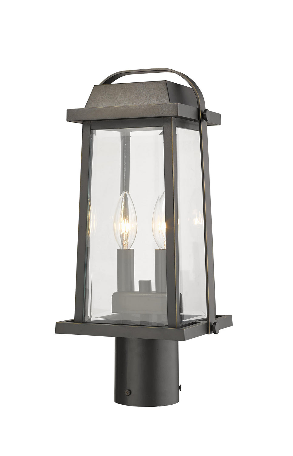 Lanterne sur poteau Millworks Bronze huilé, 7 3/4", 16 3/4" – vue 2