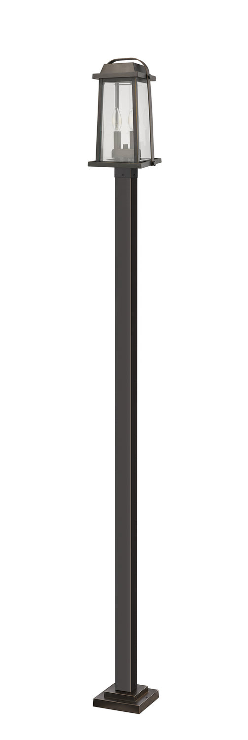 Lanterne sur poteau Millworks Bronze huilé, 9 1/4", 110 1/4" – vue 2