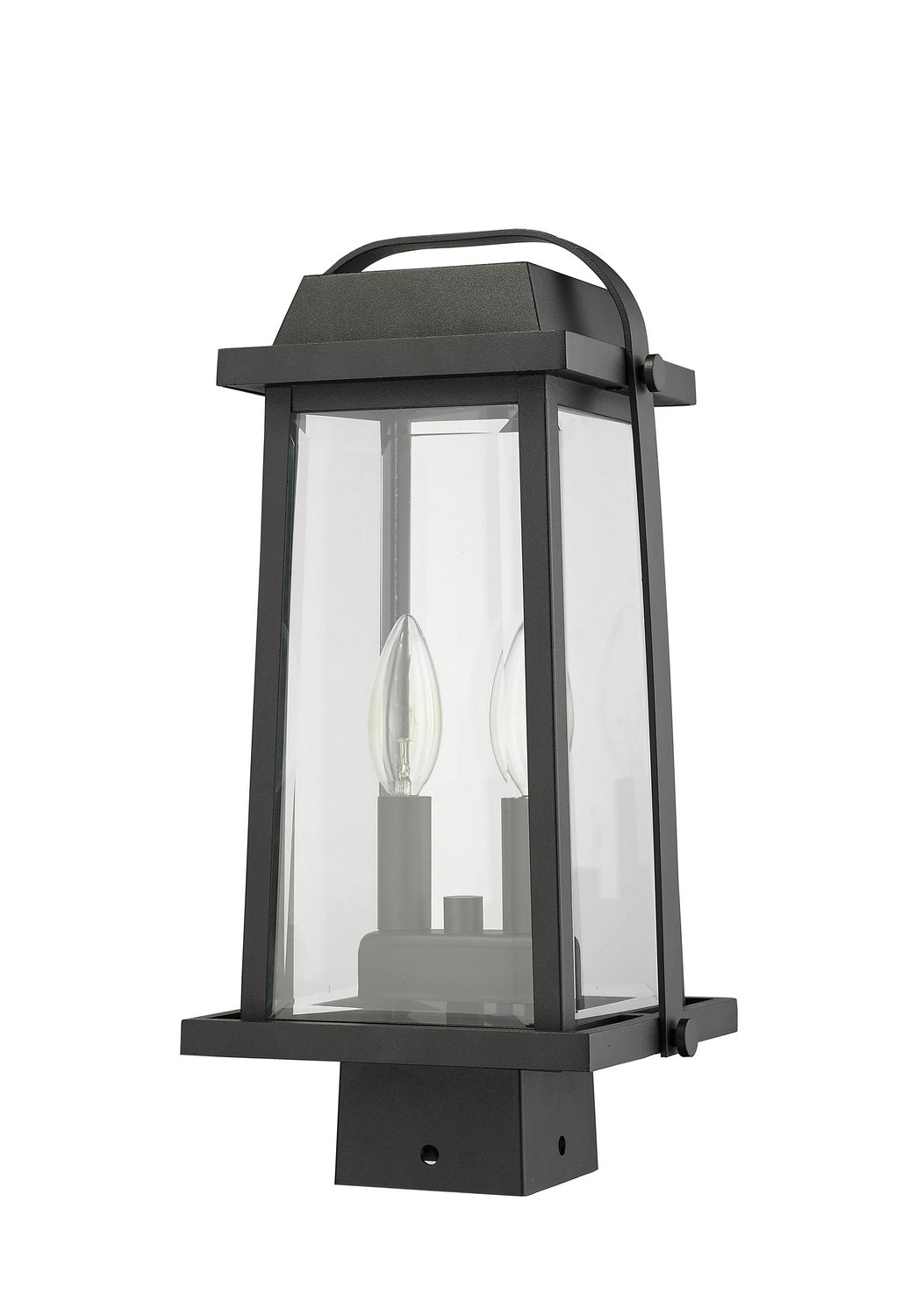 Lanterne sur poteau Millworks Noir, 7 3/4", 15 1/4" – vue 5