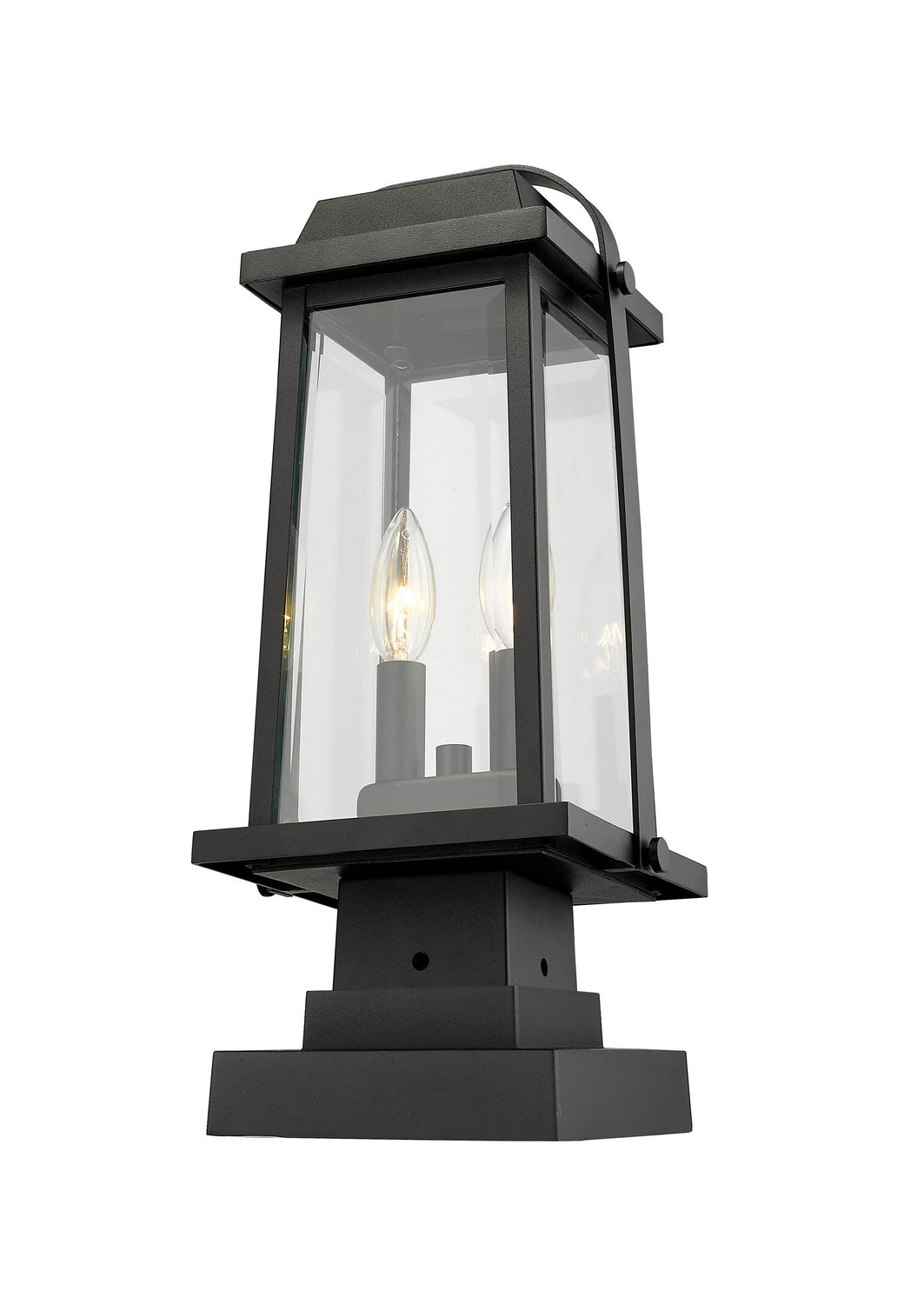 Lanterne sur poteau Millworks Noir, 7 3/4", 17 3/4" – vue 4