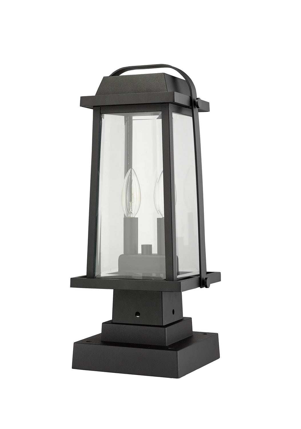 Lanterne sur poteau Millworks Noir, 7 3/4", 17 3/4" – vue 5