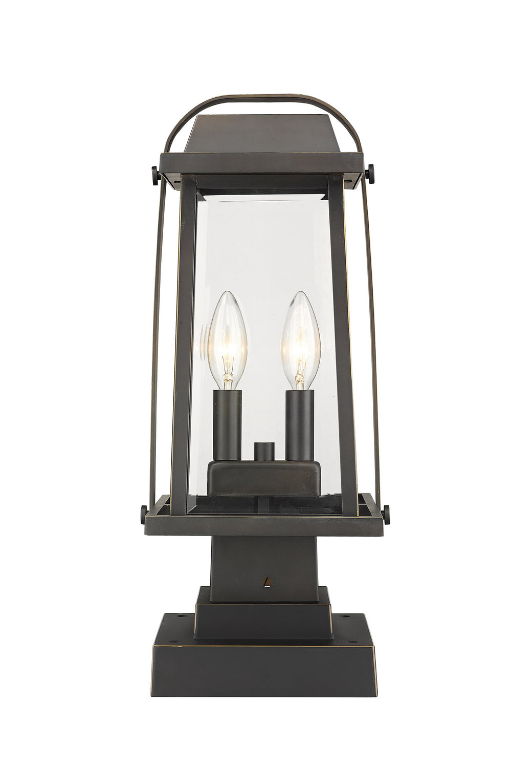 Lanterne sur poteau Millworks Bronze huilé, 7 3/4", 17 3/4" – Z-Lite