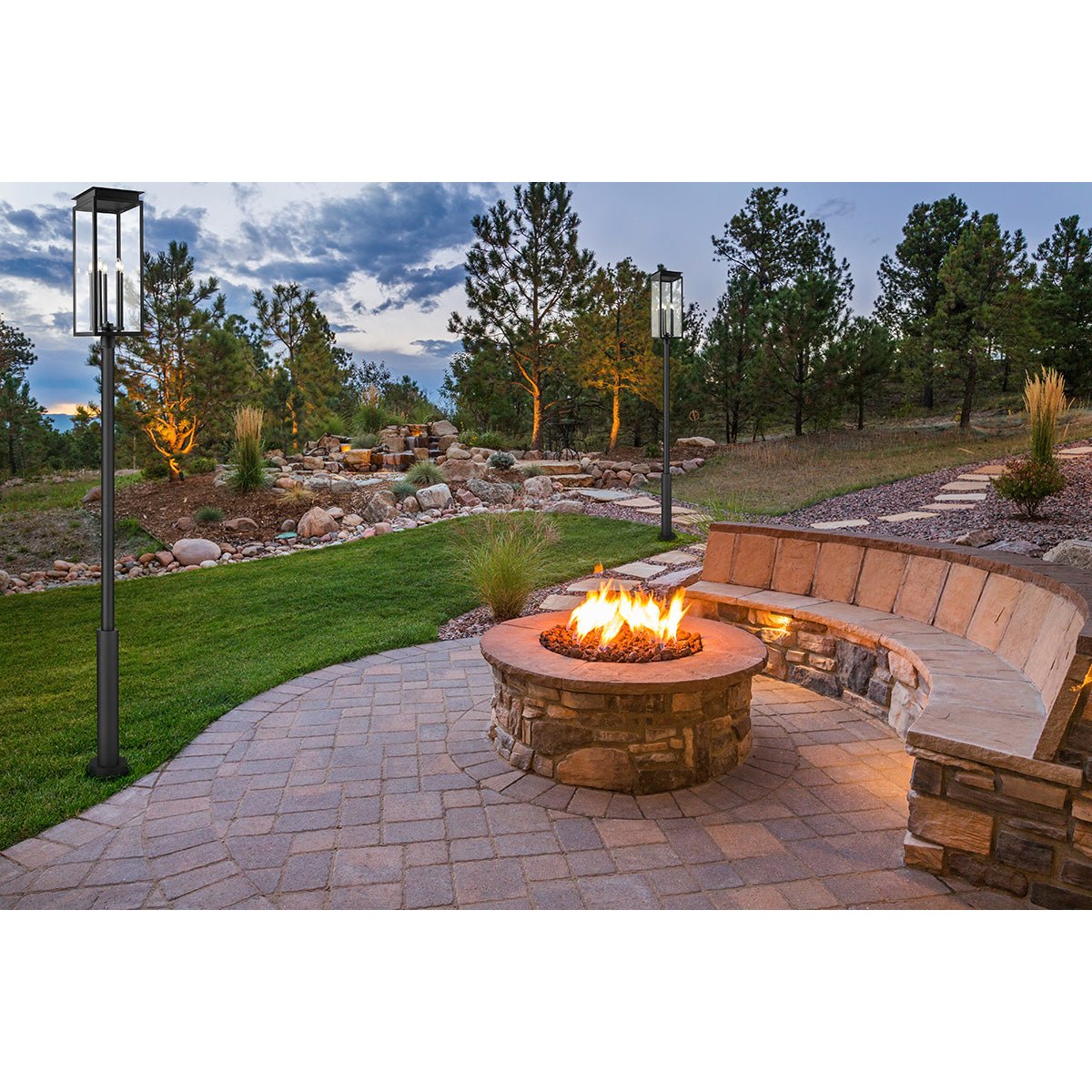 Lampe extérieure sur poteau Nova XL