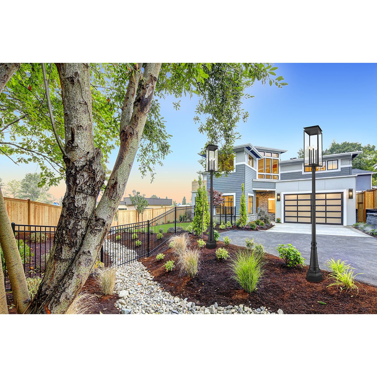 Lampe extérieure sur poteau Nova XL