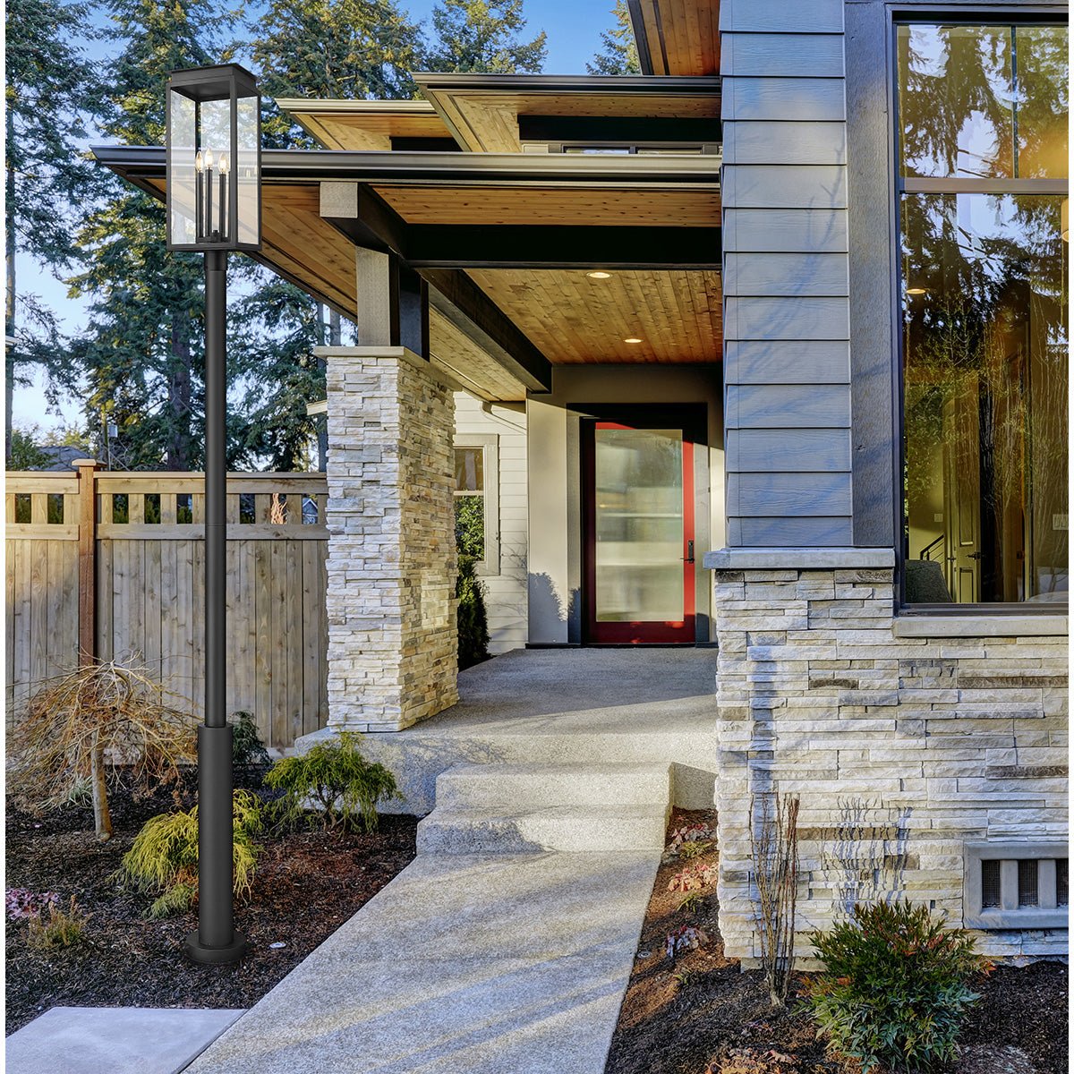 Lampe extérieure sur poteau Nova