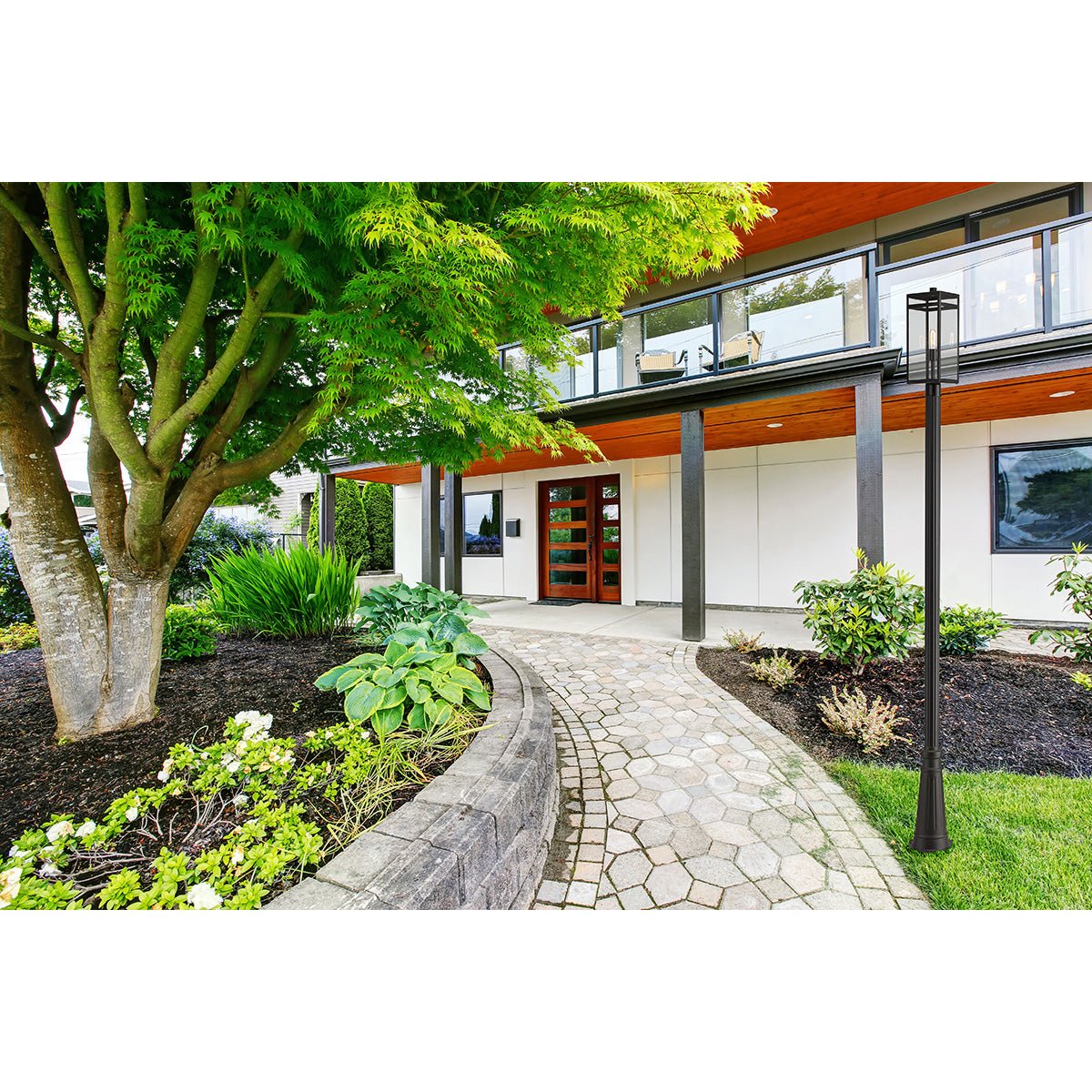 Lampe extérieure sur poteau Nuri