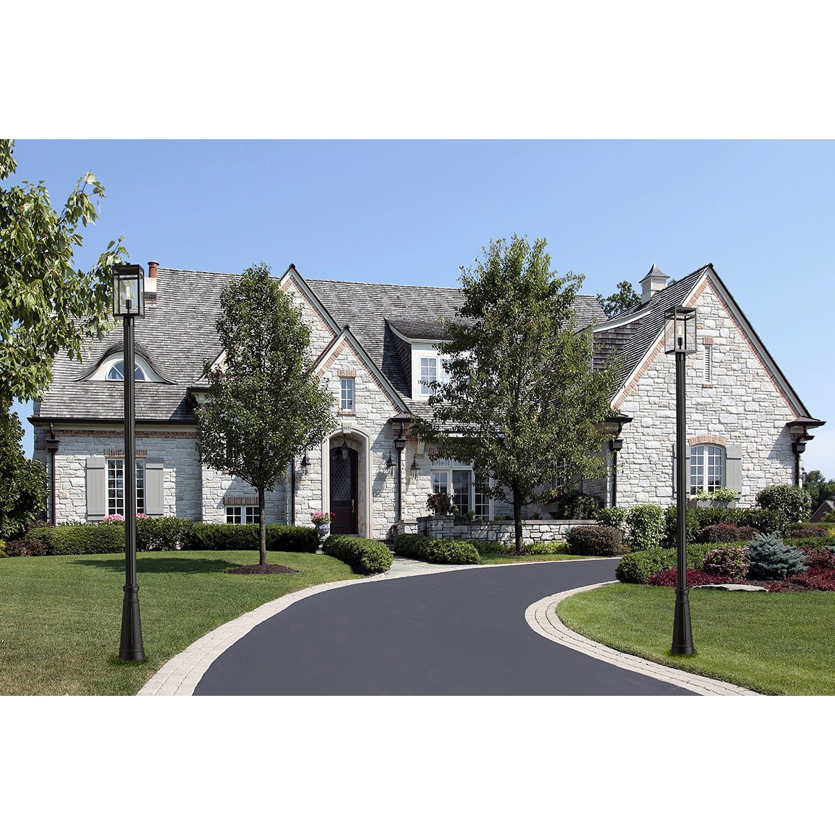 Lampe extérieure sur poteau Nuri