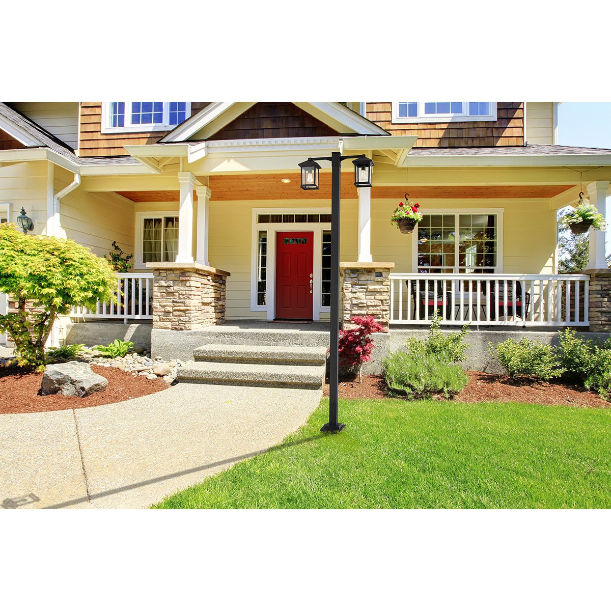 Lampe extérieure sur poteau Portland Heads