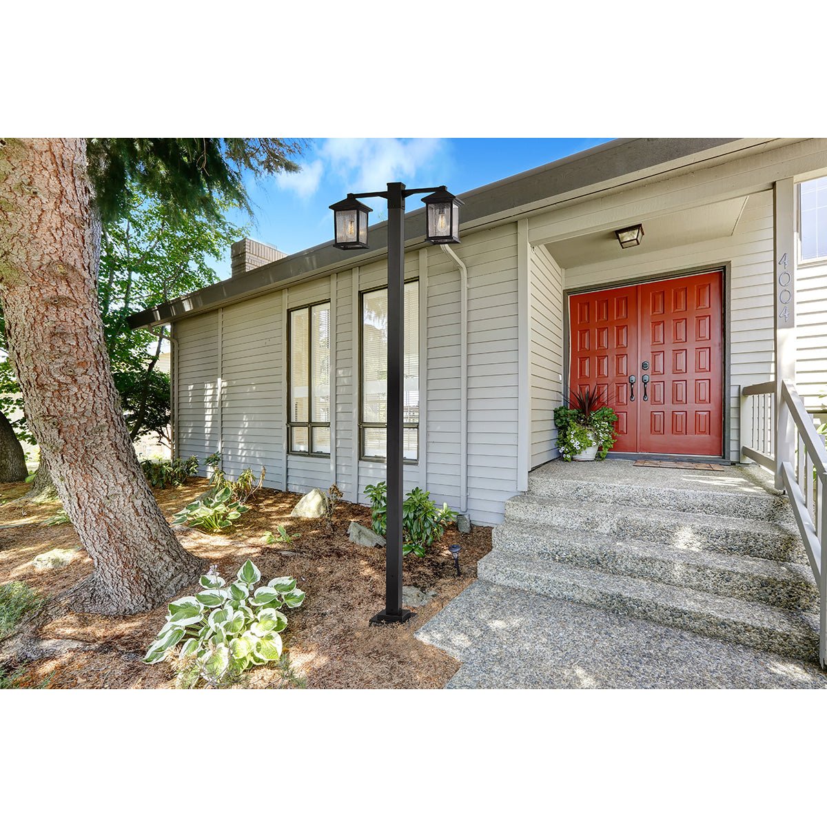 Lampe extérieure sur poteau Portland Heads