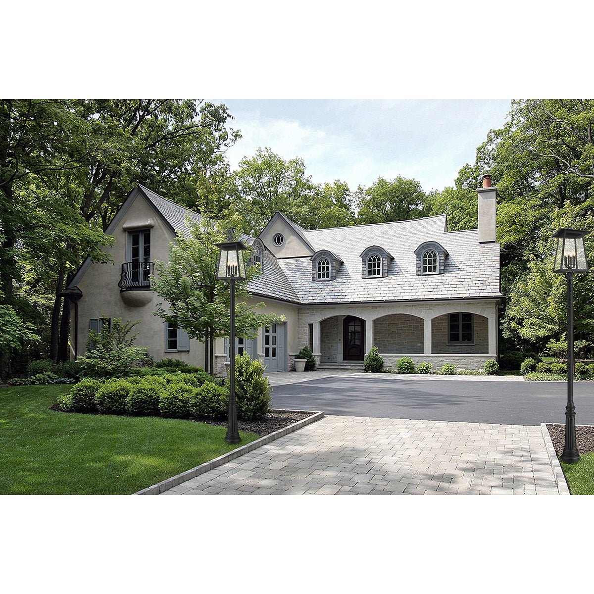 Lampe extérieure sur poteau Rainer XXL