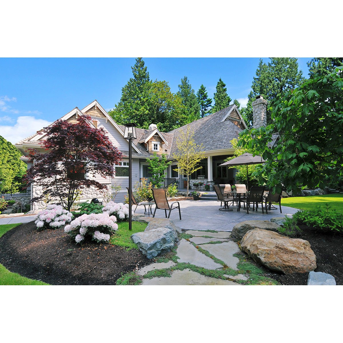 Lampe extérieure sur poteau Rainer