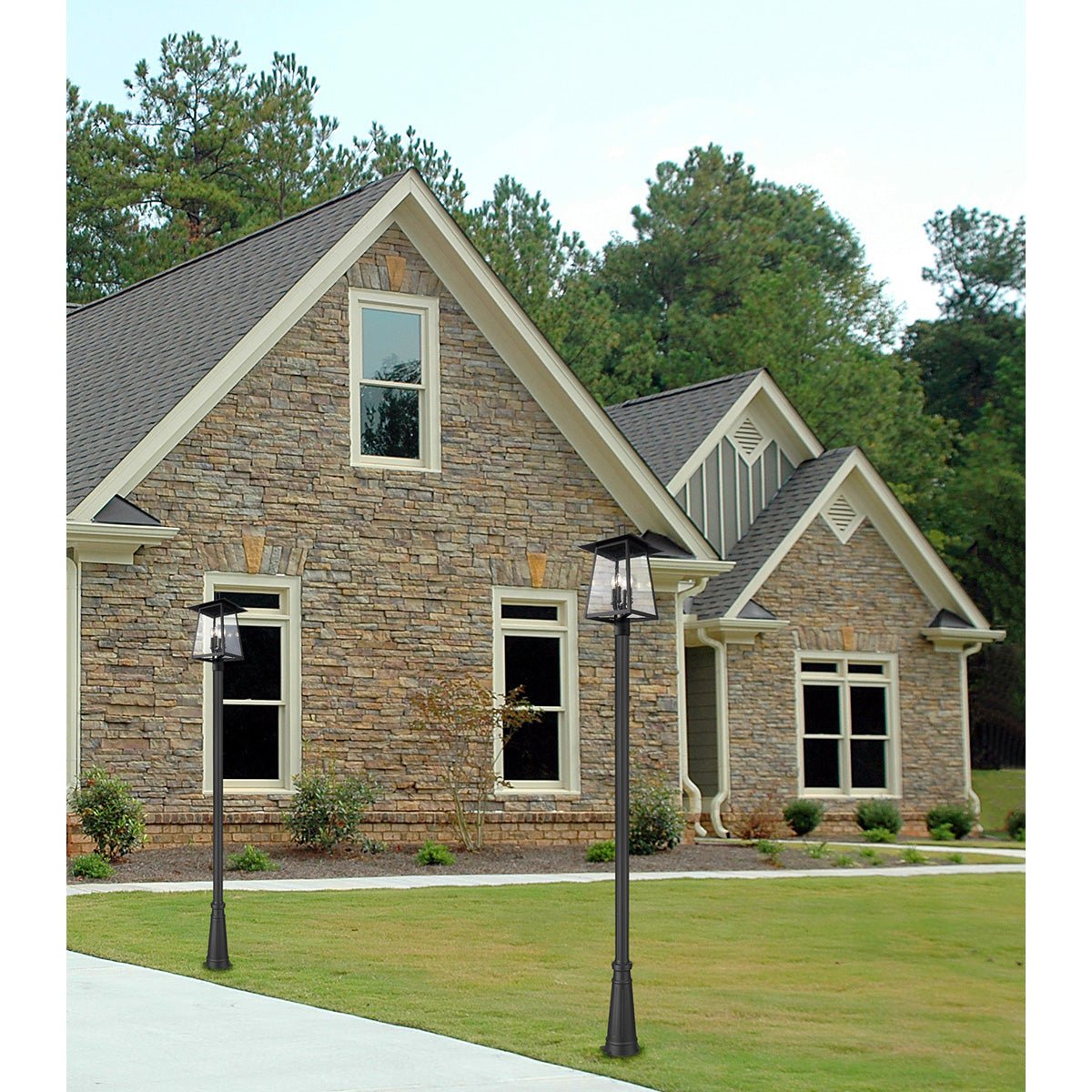 Lampe extérieure sur poteau Rainer