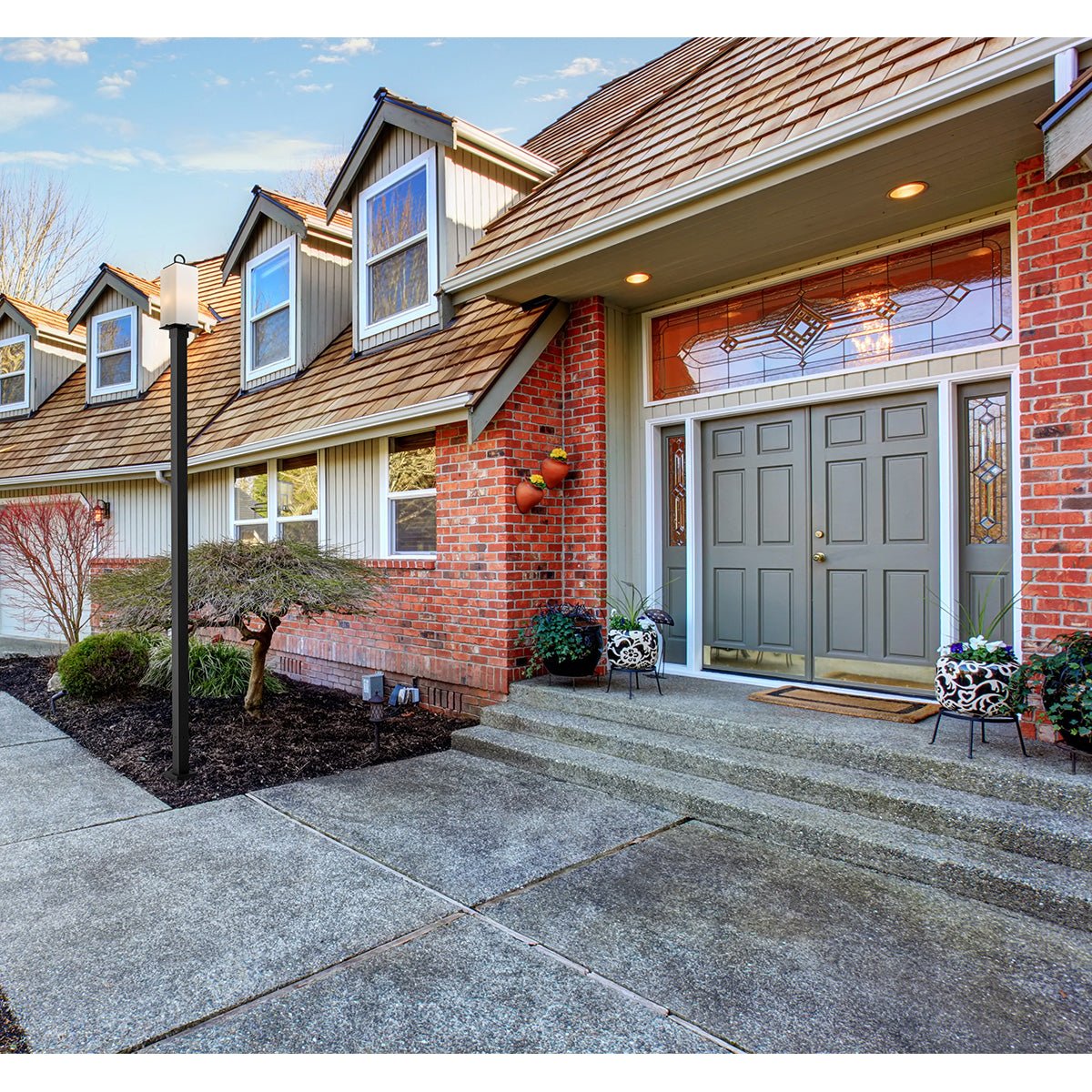 Lampe extérieure sur poteau Sana M