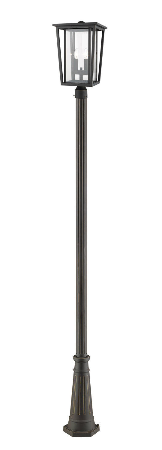 Lanterne sur poteau Seoul Bronze huilé, 113 1/2" – Z-Lite