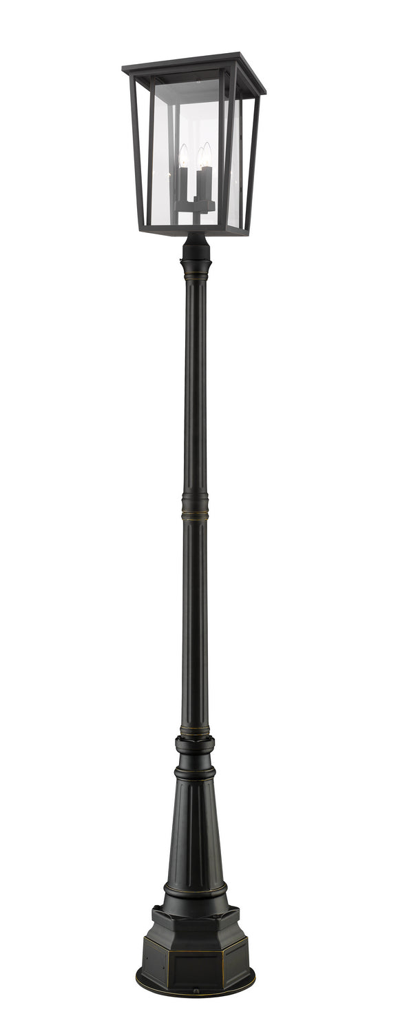 Lanterne sur poteau Seoul Bronze huilé, 105 1/2" – Z-Lite