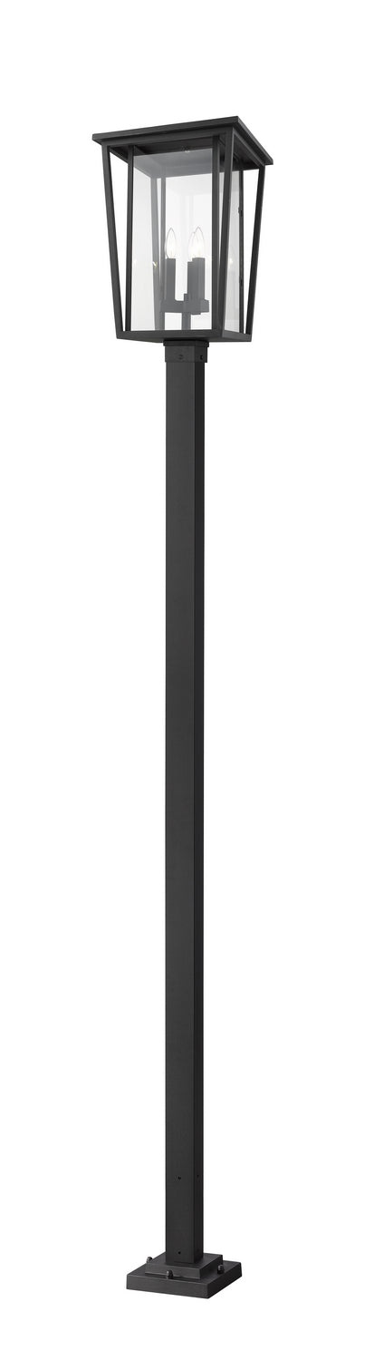 Lanterne sur poteau Seoul Noir, 117 1/4" – Z-Lite