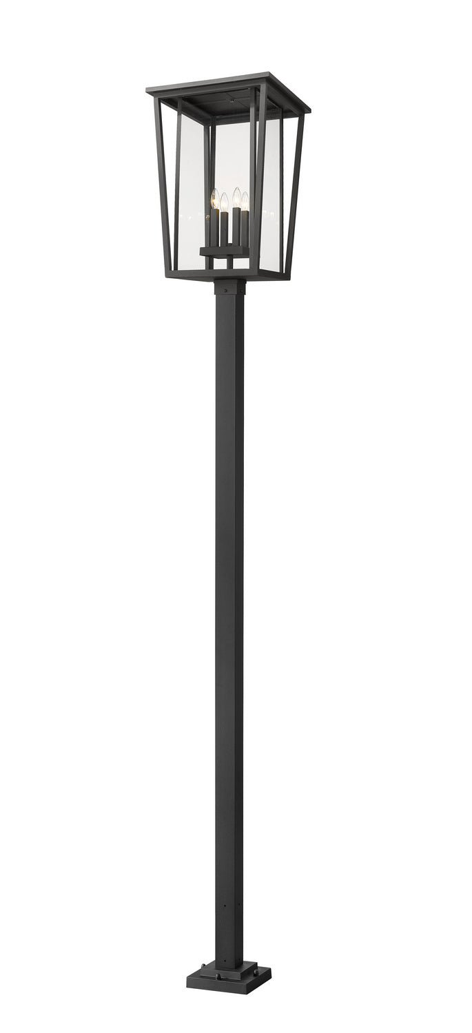 Lanterne sur poteau Seoul Noir, 124 1/2" – Z-Lite