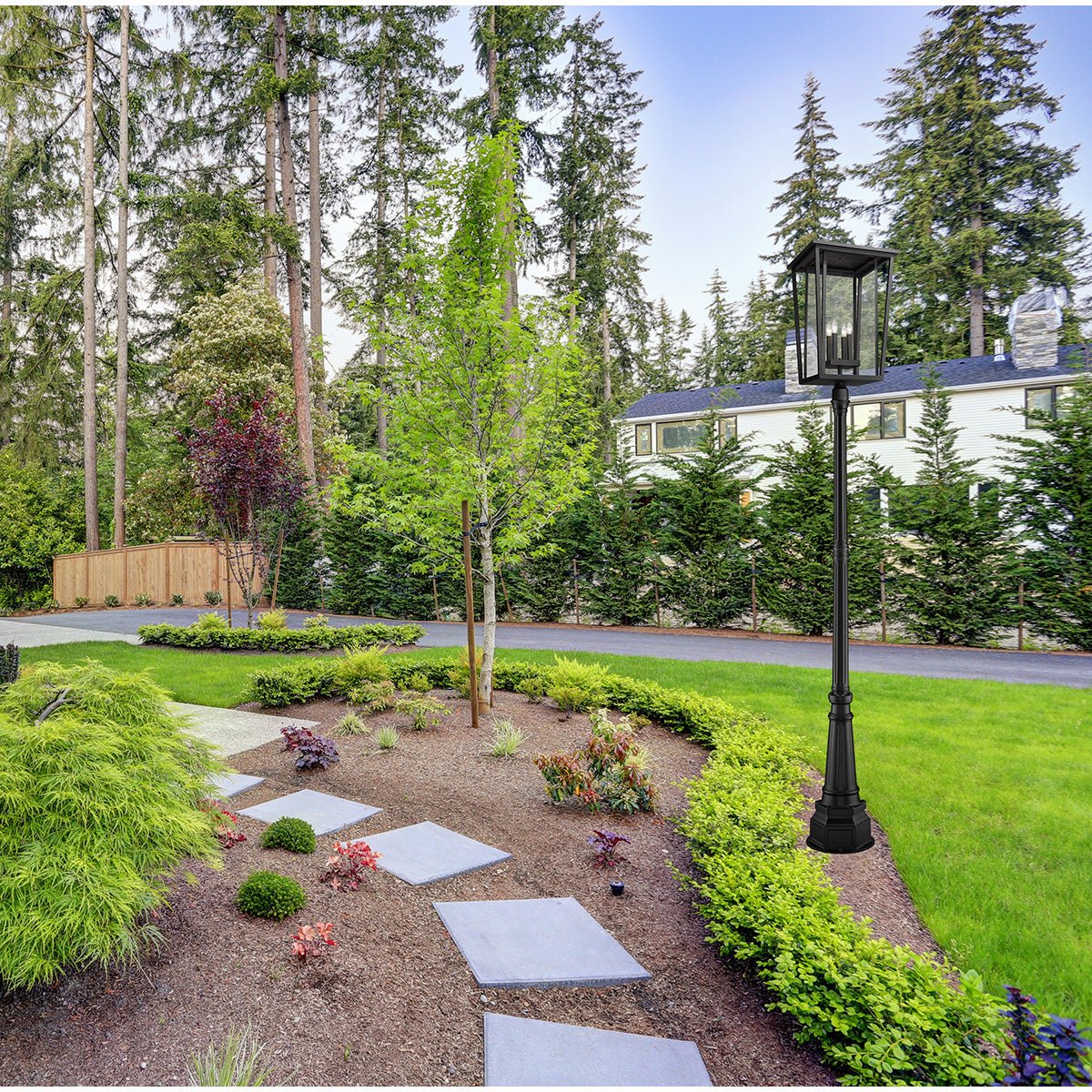 Lampe extérieure sur poteau Seoul XXL