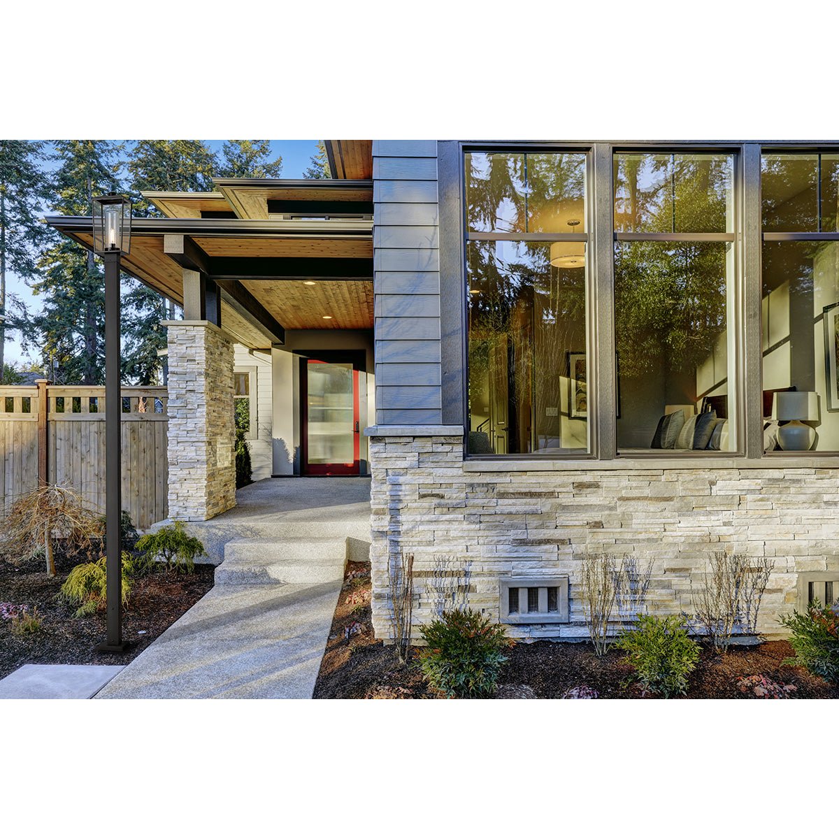 Lampe extérieure sur poteau Sheridan M