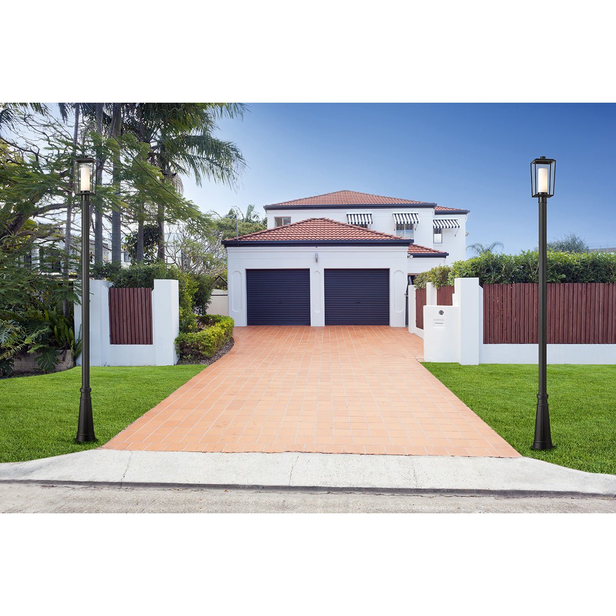 Lampe extérieure sur poteau Sheridan M