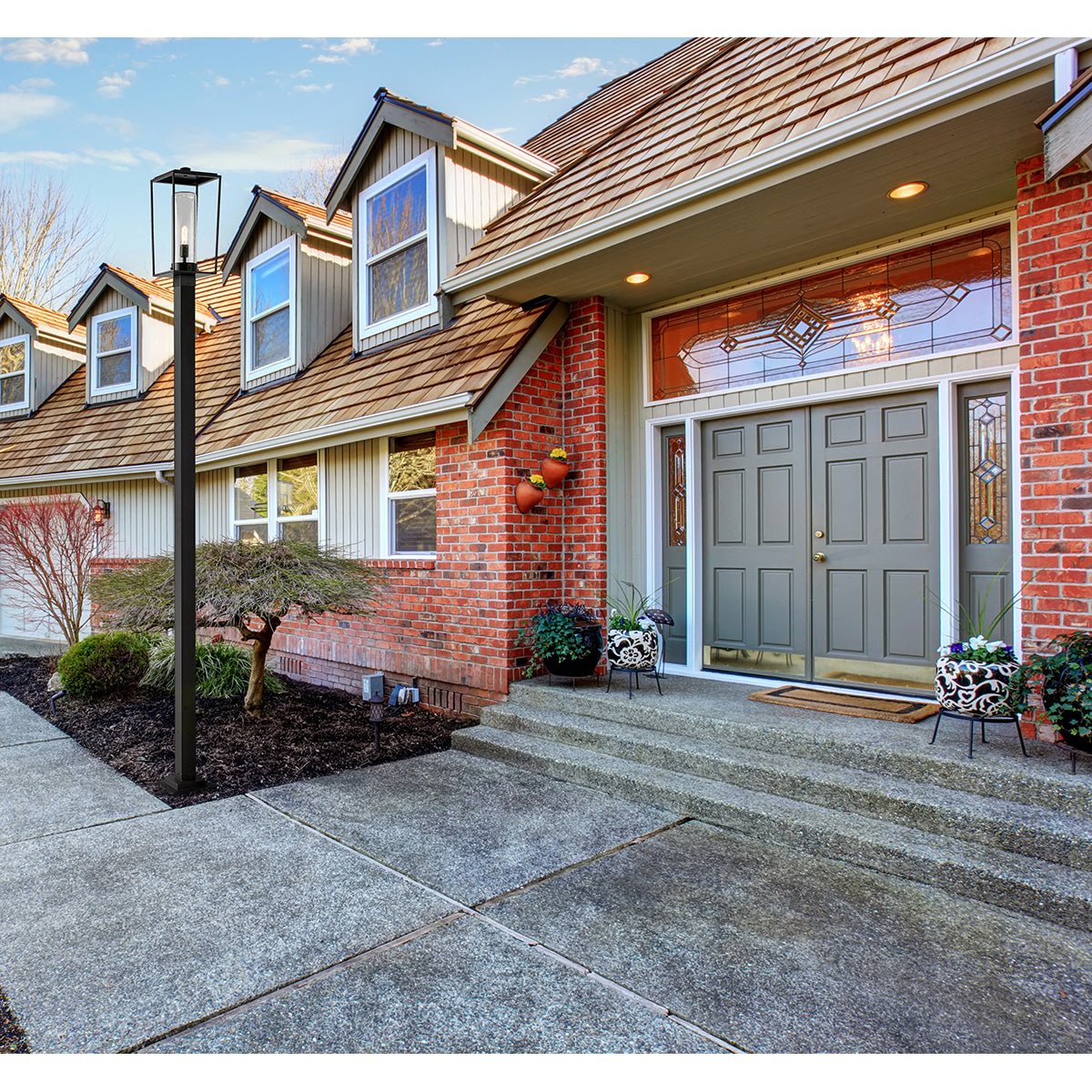 Lampe extérieure sur poteau Sheridan