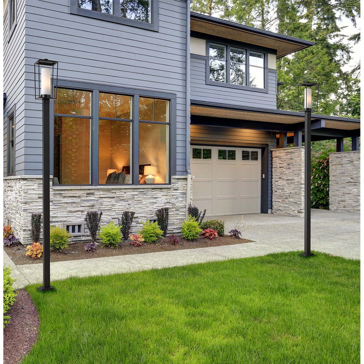 Lampe extérieure sur poteau Sheridan