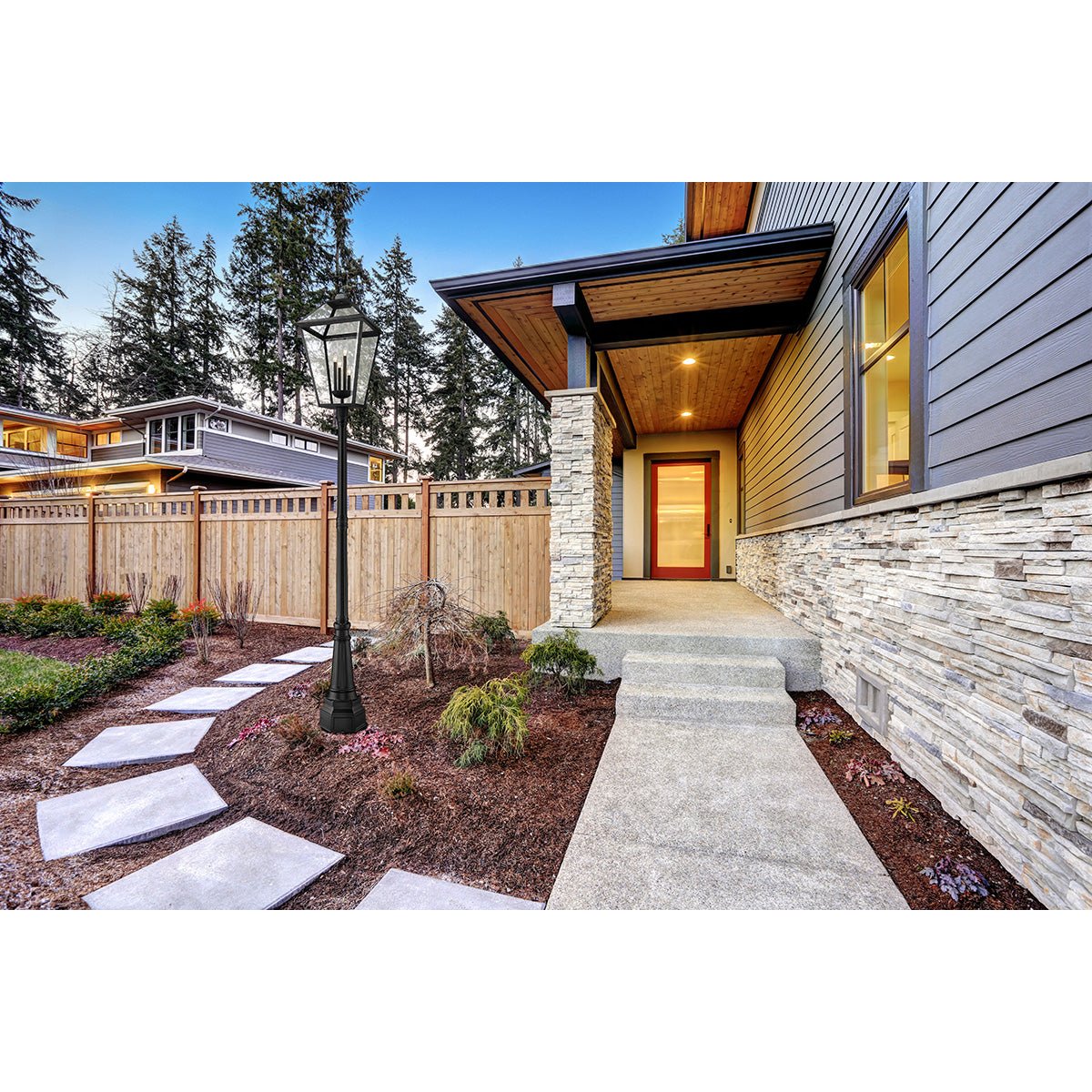 Lampe extérieure sur poteau Talbot XXL