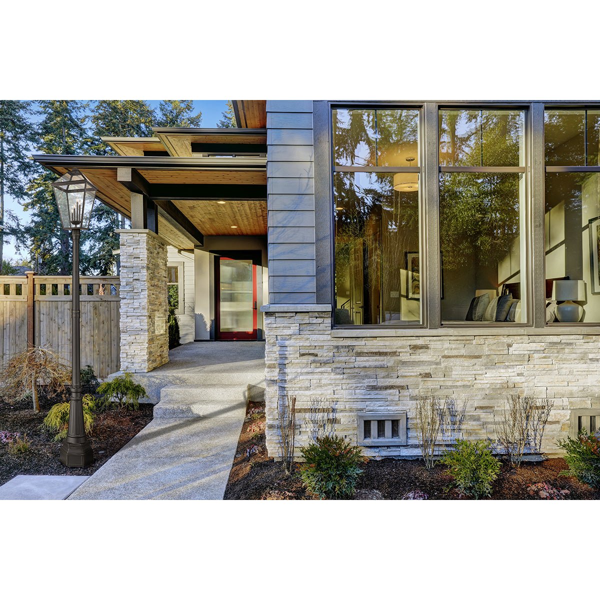 Lampe extérieure sur poteau Talbot XXL