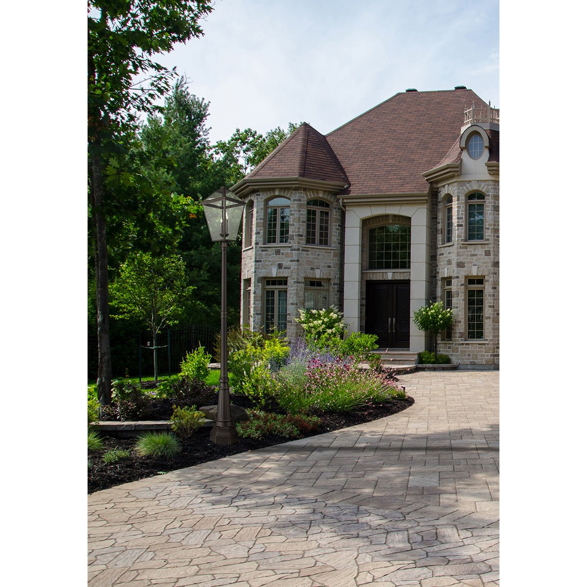 Lampe extérieure sur poteau Talbot XXL