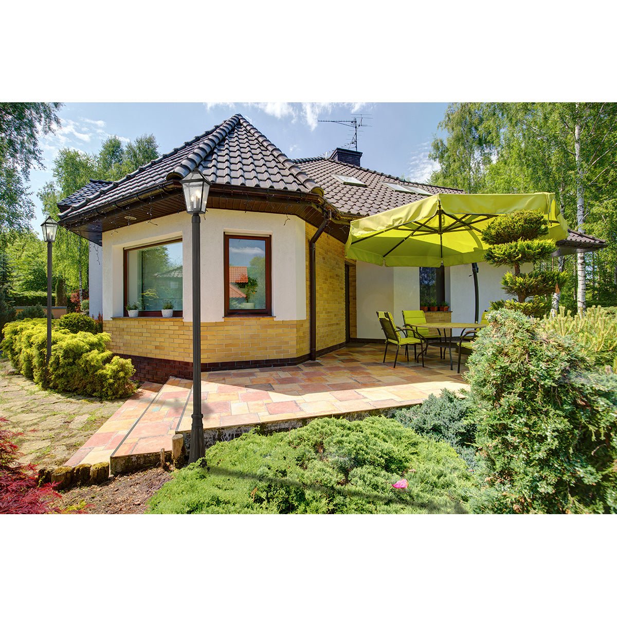 Lampe extérieure sur poteau Talbot