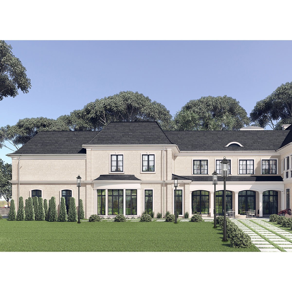 Lampe extérieure sur poteau Tiberius XL