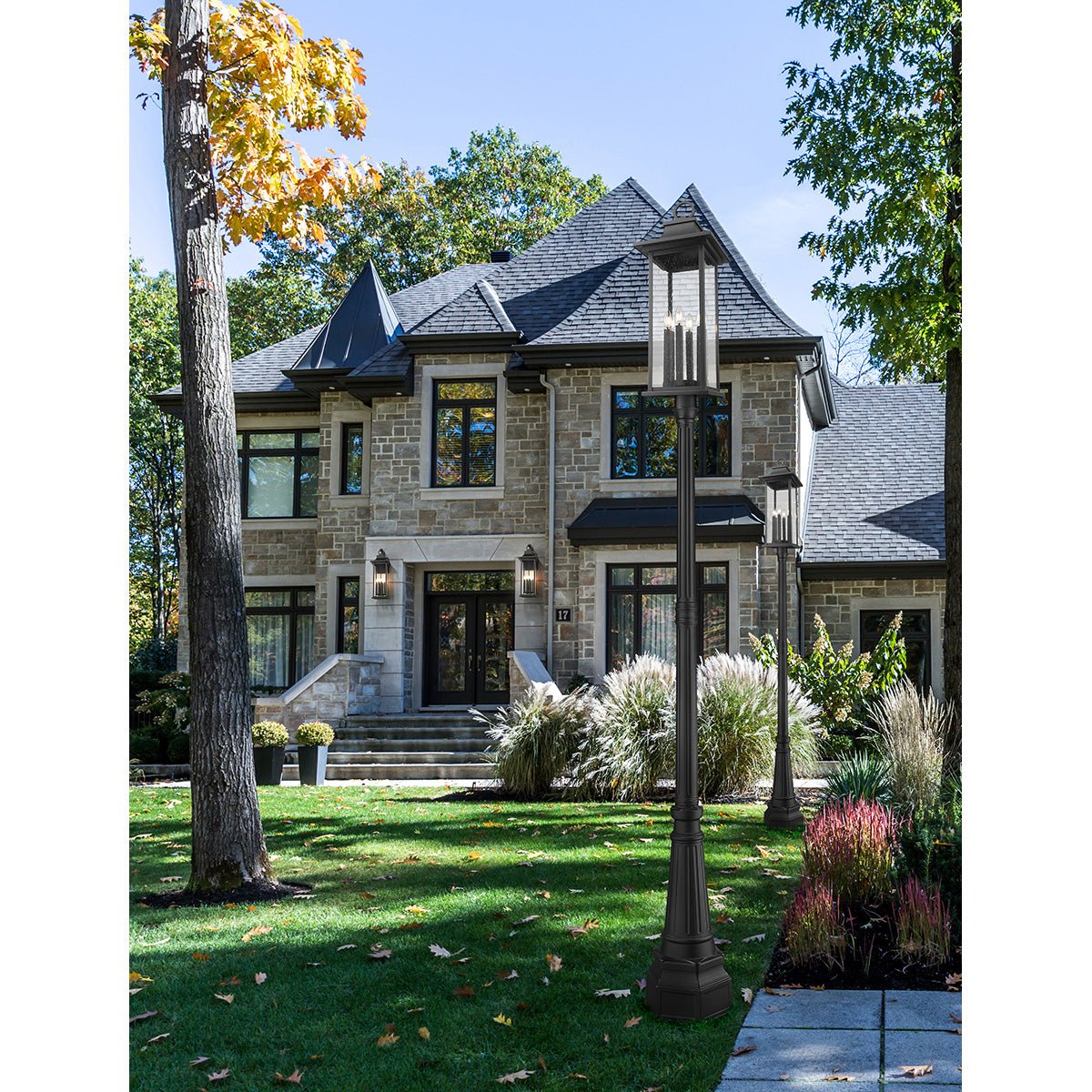 Lampe extérieure sur poteau Tiberius XL