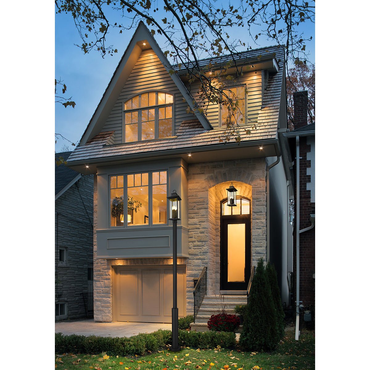 Lampe extérieure sur poteau Tiberius