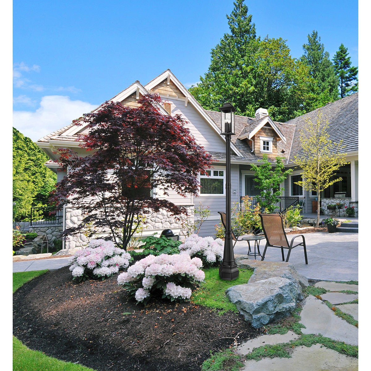 Lampe extérieure sur poteau Tiberius