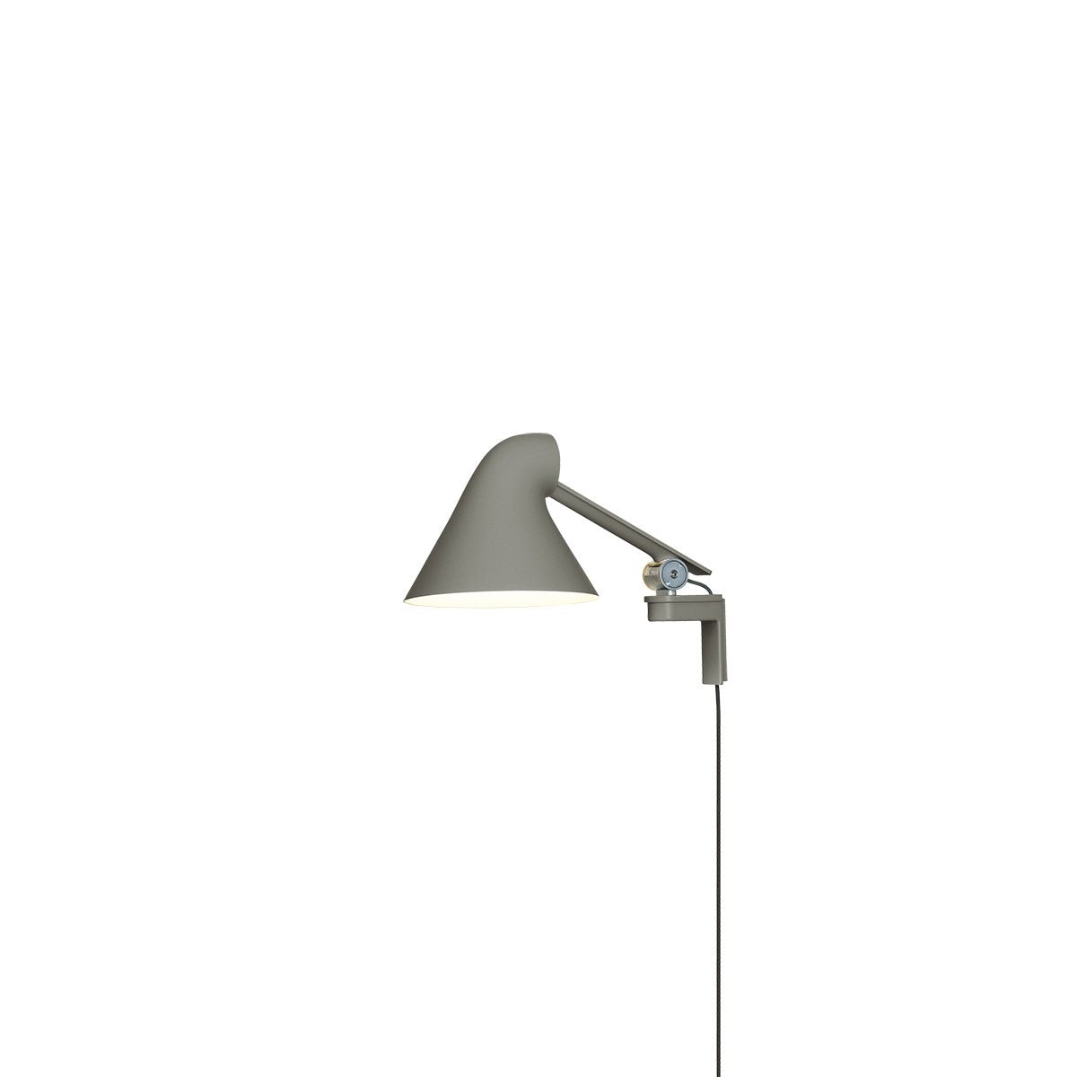 Lampe murale NJP Short - Noir 3000K (Blanc Doux) by Louis Poulsen | Luminaires & cie
