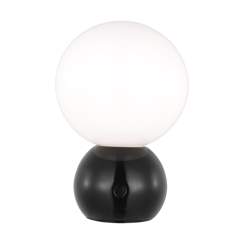 Lampe portable à batterie Suki - Noir brillant by Visual Comfort Studio | Luminaires & cie
