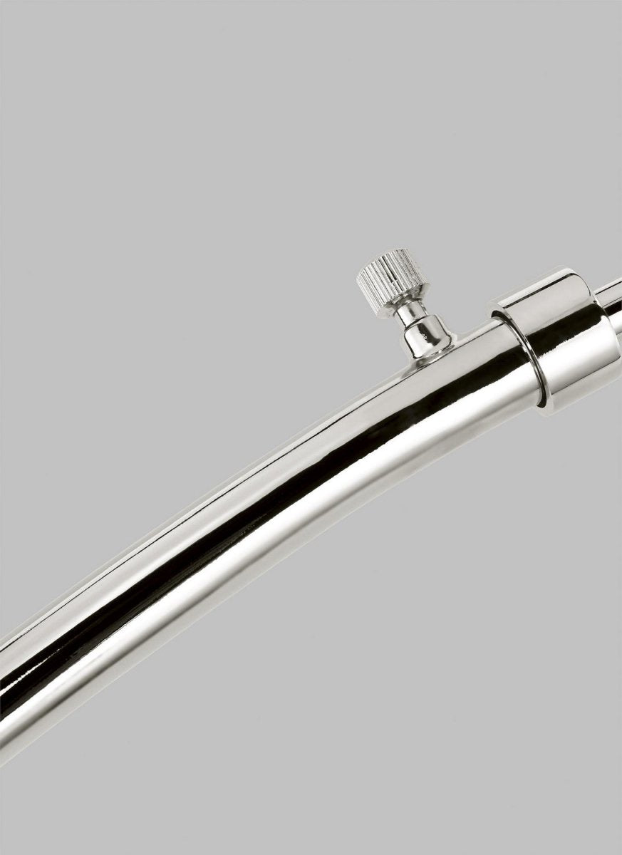 Lampe sur pied à arc Sawyer - Polished Nickel by Visual Comfort Studio | Luminaires & cie