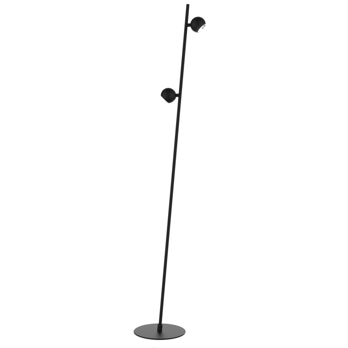 Lampe sur pied Fernanda - Noir satiné by Dainolite | Luminaires & cie