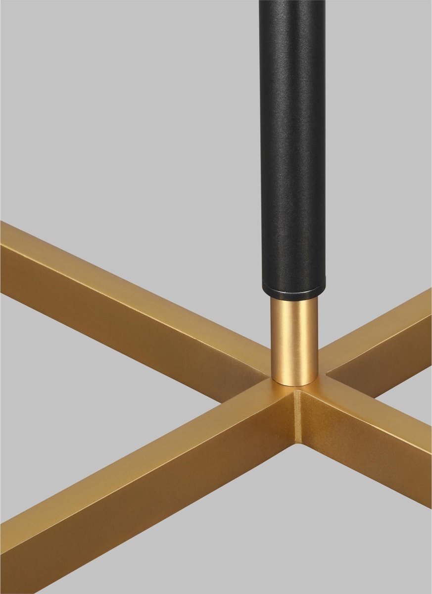 Lampe sur pied Franklin - Laiton brûlé et bronze profond by Visual Comfort Studio | Luminaires & cie