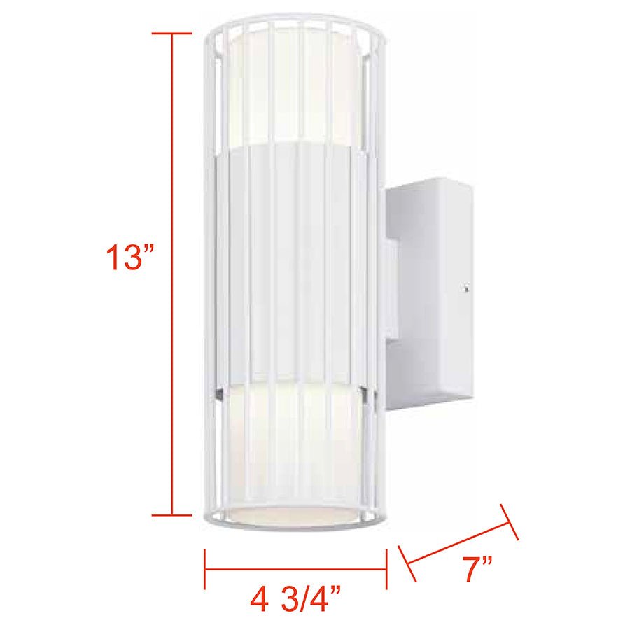 Lanterne extérieure Javon - Blanc 13" by Canarm | Luminaires & cie